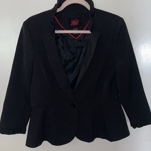 Black Structured Blazer